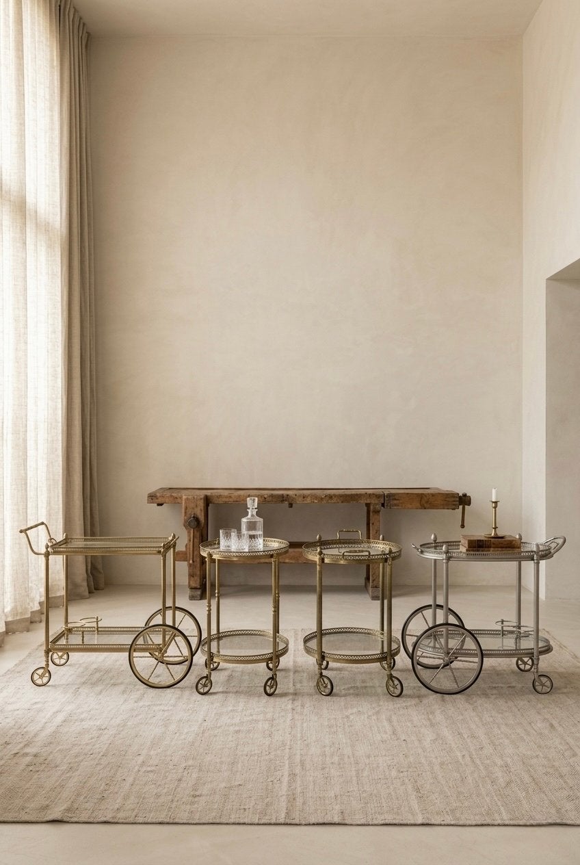 Antieke Franse bar cart collectie, Antiek en Kunst, Ophalen