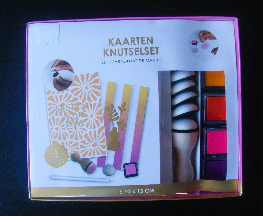 DIY kaarten /kaartenset met stempels / wenskaarten maken, Ophalen of Verzenden, Nieuw, Overige thema's, Blanco kaart of Basiskaart