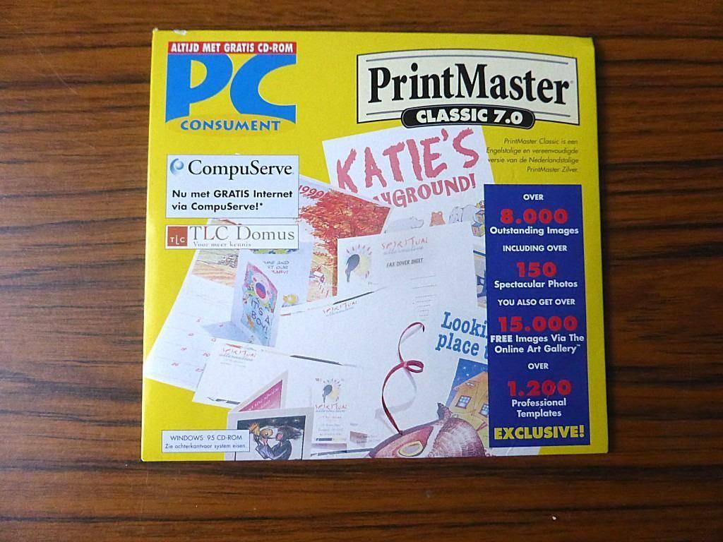 PrintMaster Classic 7.0 - nog in gesloten verpakking, Computers en Software, Vintage Computers, Ophalen of Verzenden, PrintMaster