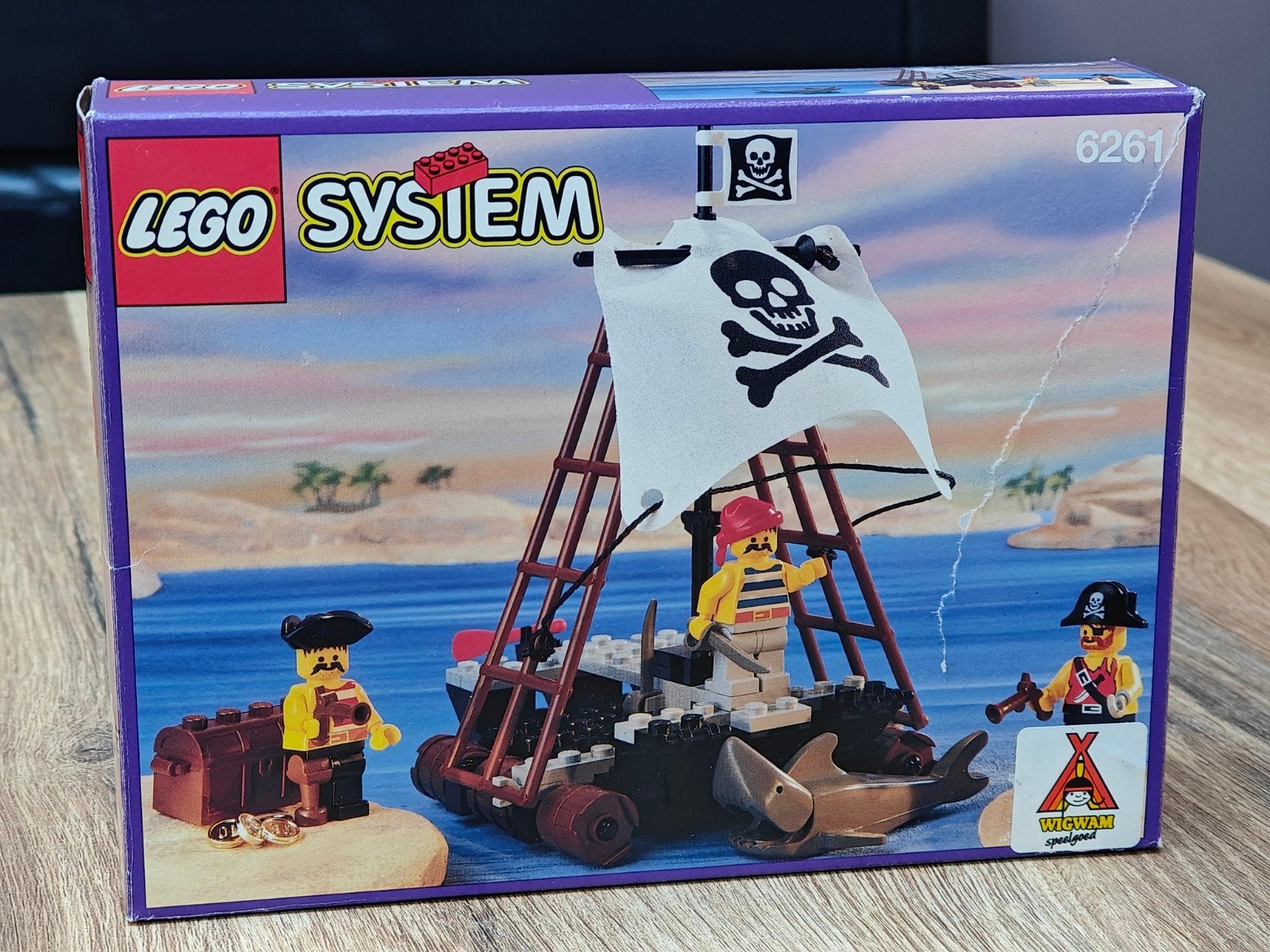 Lege doos LEGO Pirates 6261 Raft Raiders, Gebruikt, Lego, Overige typen, Inclusief doos