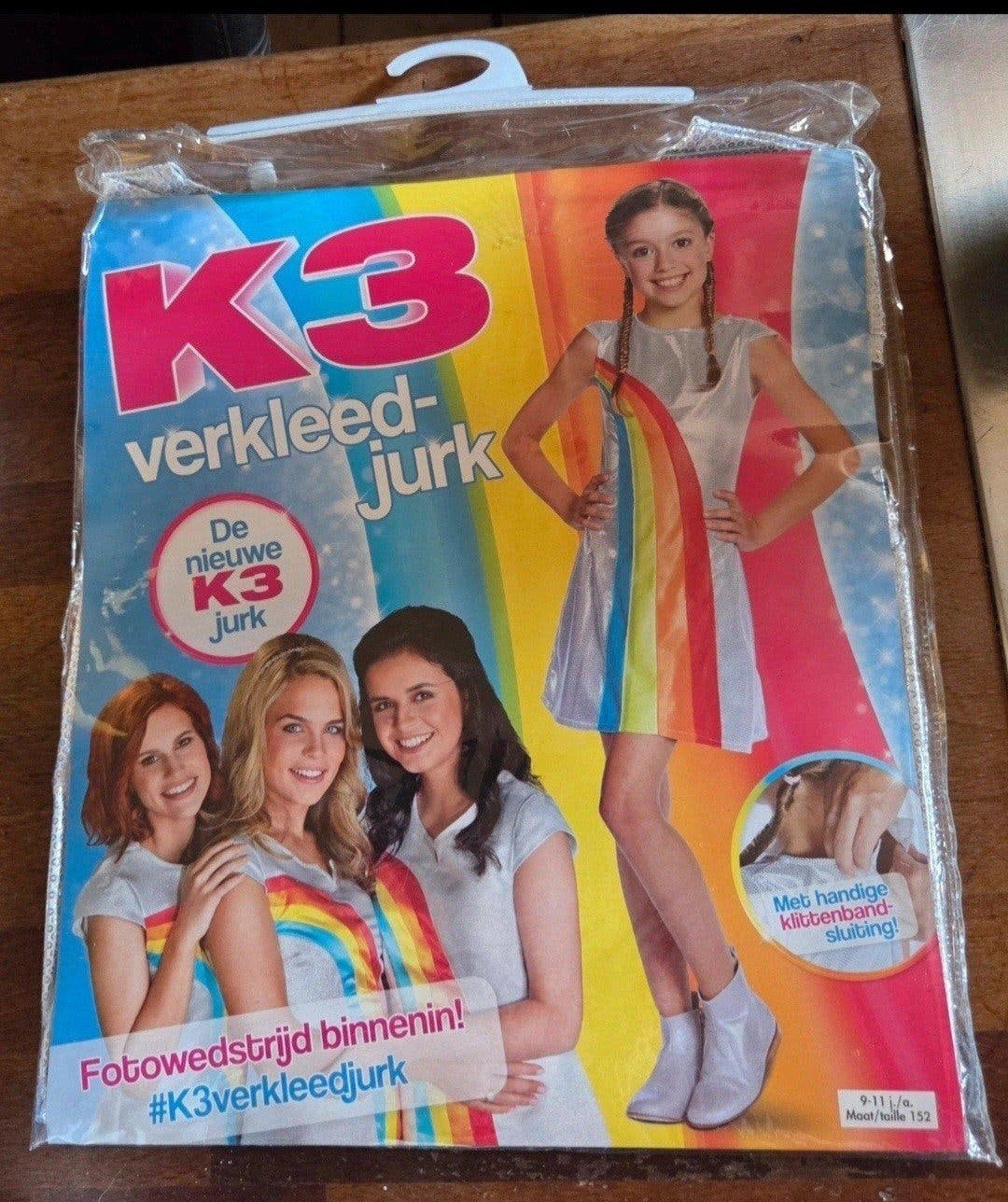 K3 Regenboog Verkleedjurk, Ophalen of Verzenden, Nieuw, Meisje