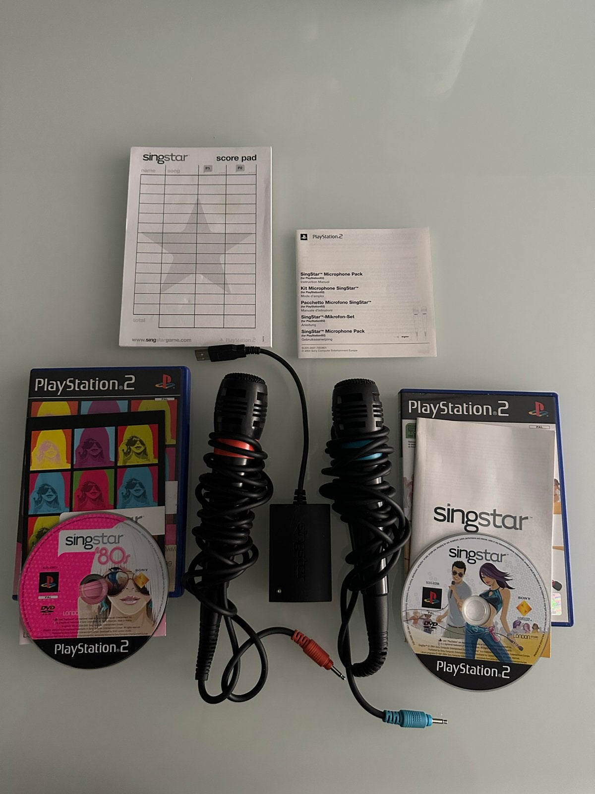 SingStar PS2 Bundel, Spelcomputers en Games, Games | Sony PlayStation 2, Gebruikt, Muziek, 2 spelers, Vanaf 3 jaar, Eén computer