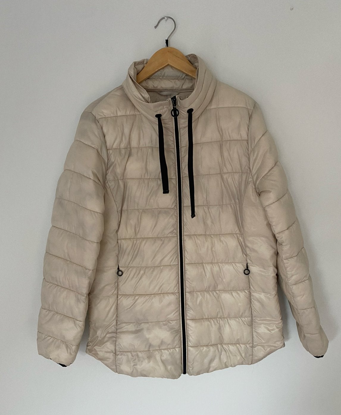 Zomer jas dames, beige, maat L, Verzenden, Zo goed als nieuw, Maat 42/44 (L), Beige
