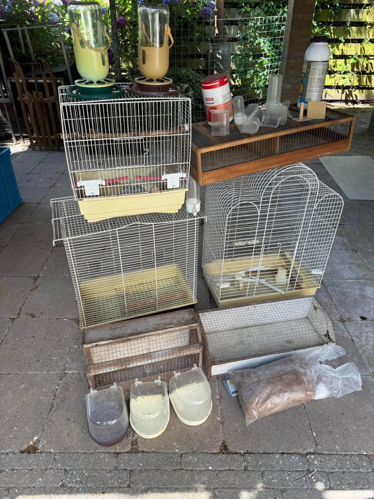 Vogel kooien en diversen, Ophalen, Zo goed als nieuw, Metaal, Vogelkooi