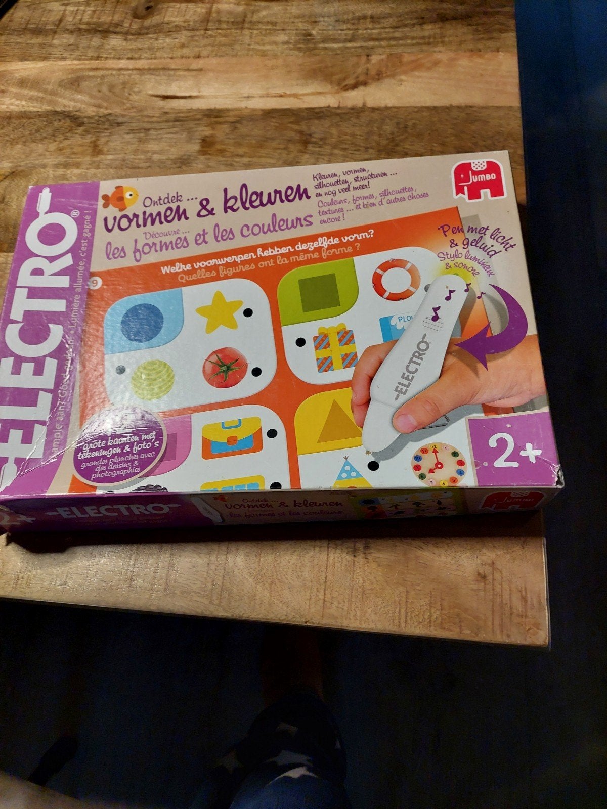 Jumbo Electro Ontdek Vormen & Kleuren Educatief Spel, Ophalen of Verzenden, Gebruikt, Puzzelen, Met licht