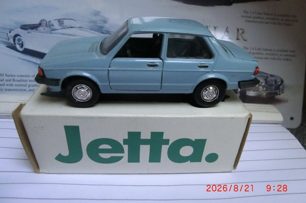 2x Schabak VW Jetta 1:43, Ophalen of Verzenden, Zo goed als nieuw, Auto, Overige merken