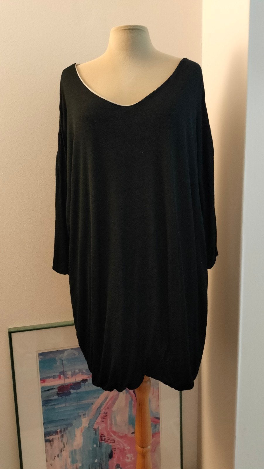 Wille - omkeerbare tuniek, zwart/beige, Meerkleurig, Wille, Maat 42/44 (L), Ophalen of Verzenden