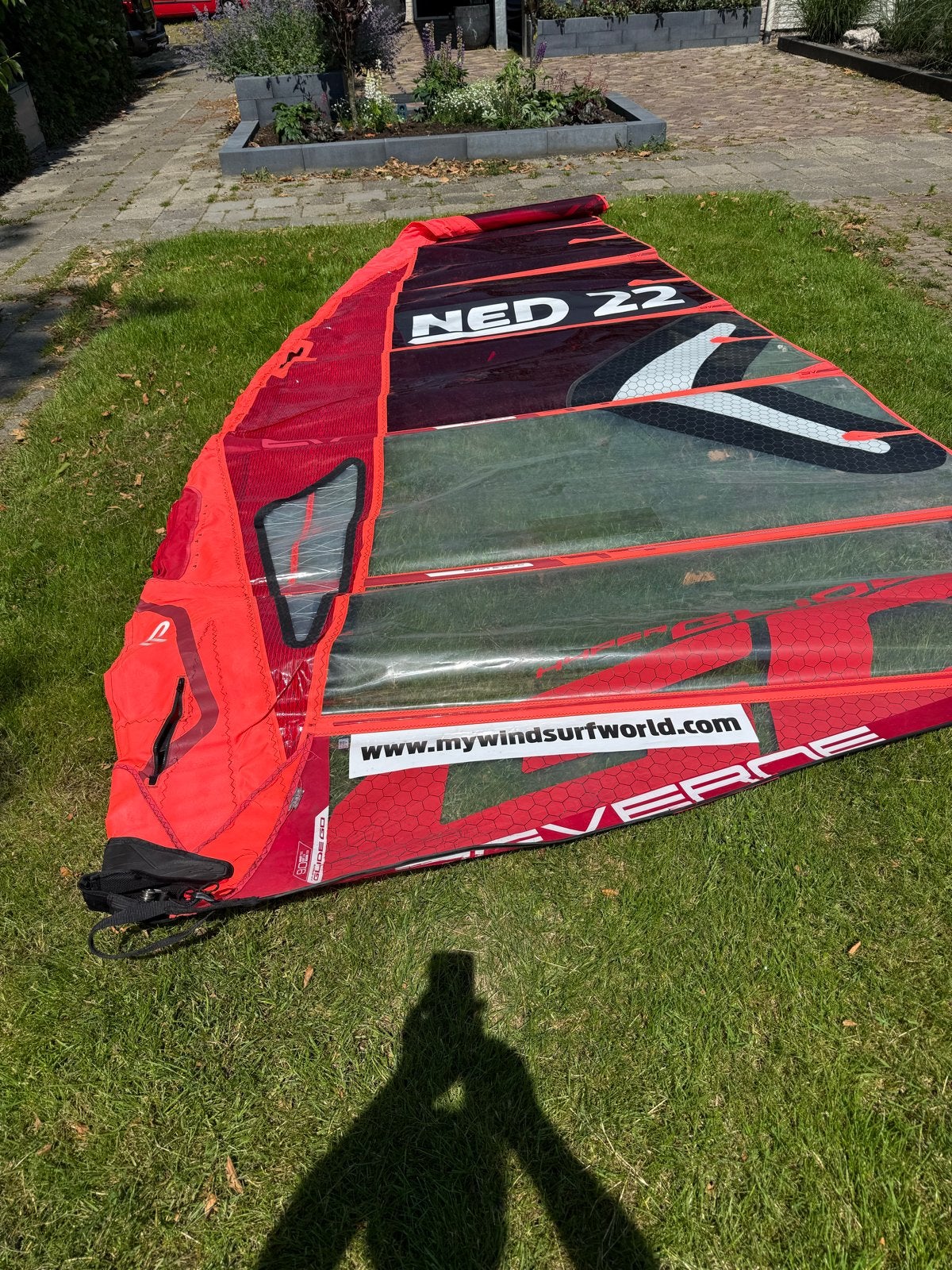 Severne Glide 9.0 windsurfzeil incl  mast (530/100%), Met mast, Ophalen of Verzenden, Zo goed als nieuw, Zeil
