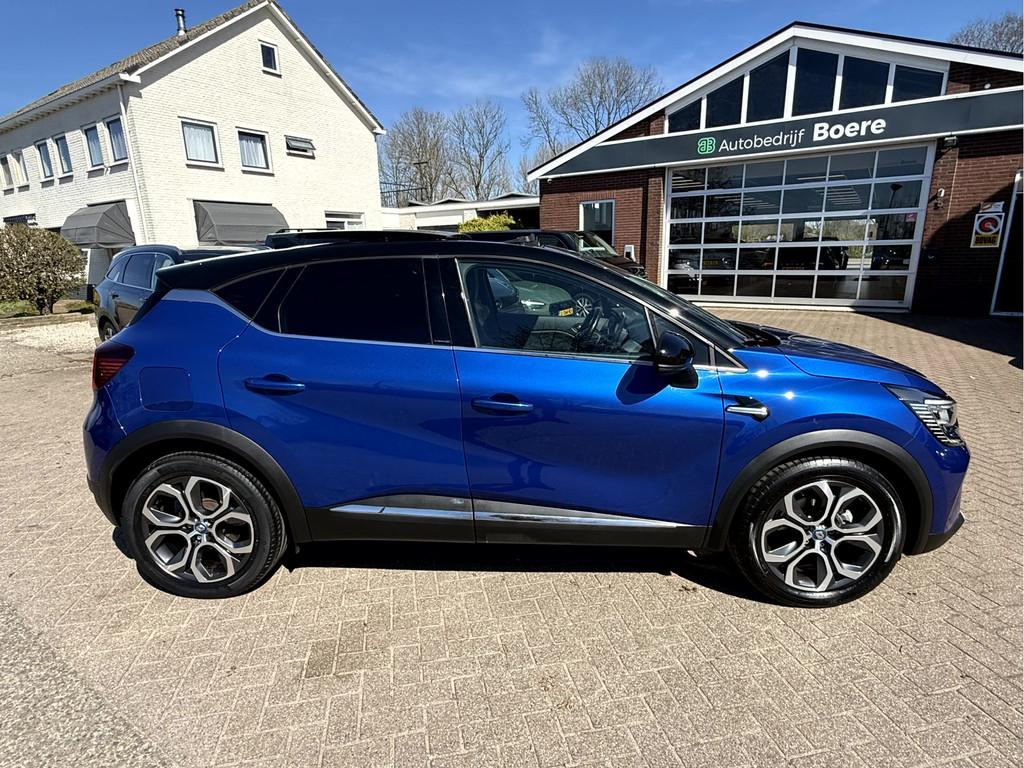 Renault Captur 1.6 E-Tech Plug-in Hybrid 160 Edition One Pan, 77 km/l, Gebruikt, 4 cilinders, Blauw