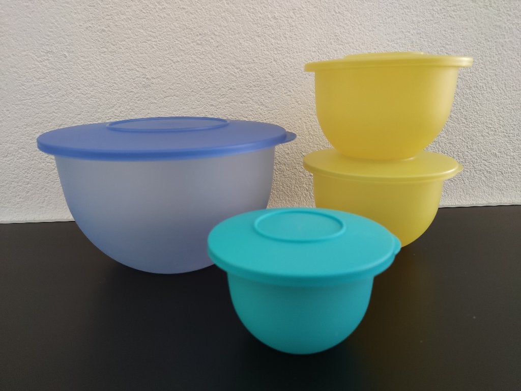 Tupperware Trendy kommen en deksels, Ophalen of Verzenden, Gebruikt, Overige kleuren, Bak of Kom