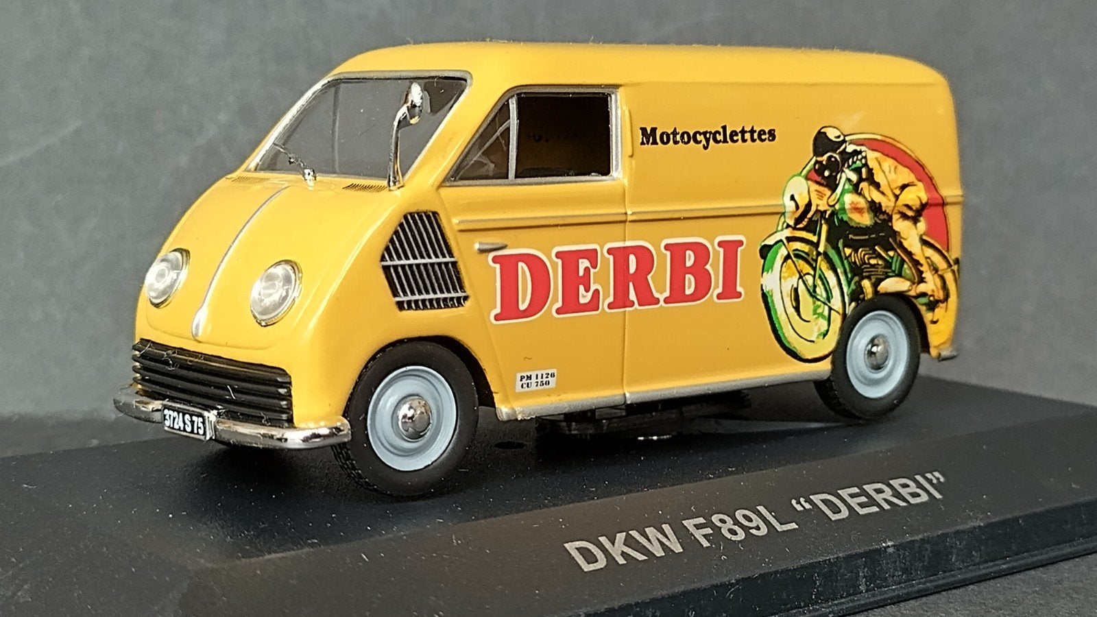 DkW F89 l Schnellaster Derbi motorcycles 1:43 Altaya Pol, Overige merken, Auto, Verzenden, .