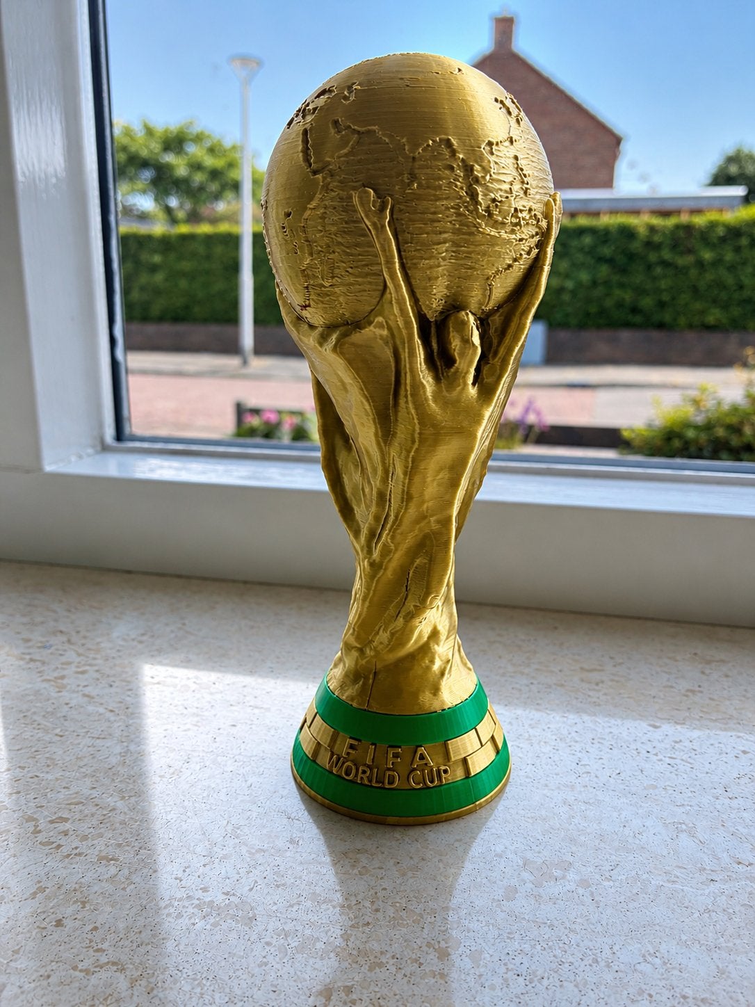 FIFA World Cup Trofee - Gouden Voetbalbeker, Ophalen of Verzenden, Nieuw, Overige sporten, Beeldje of Poppetje