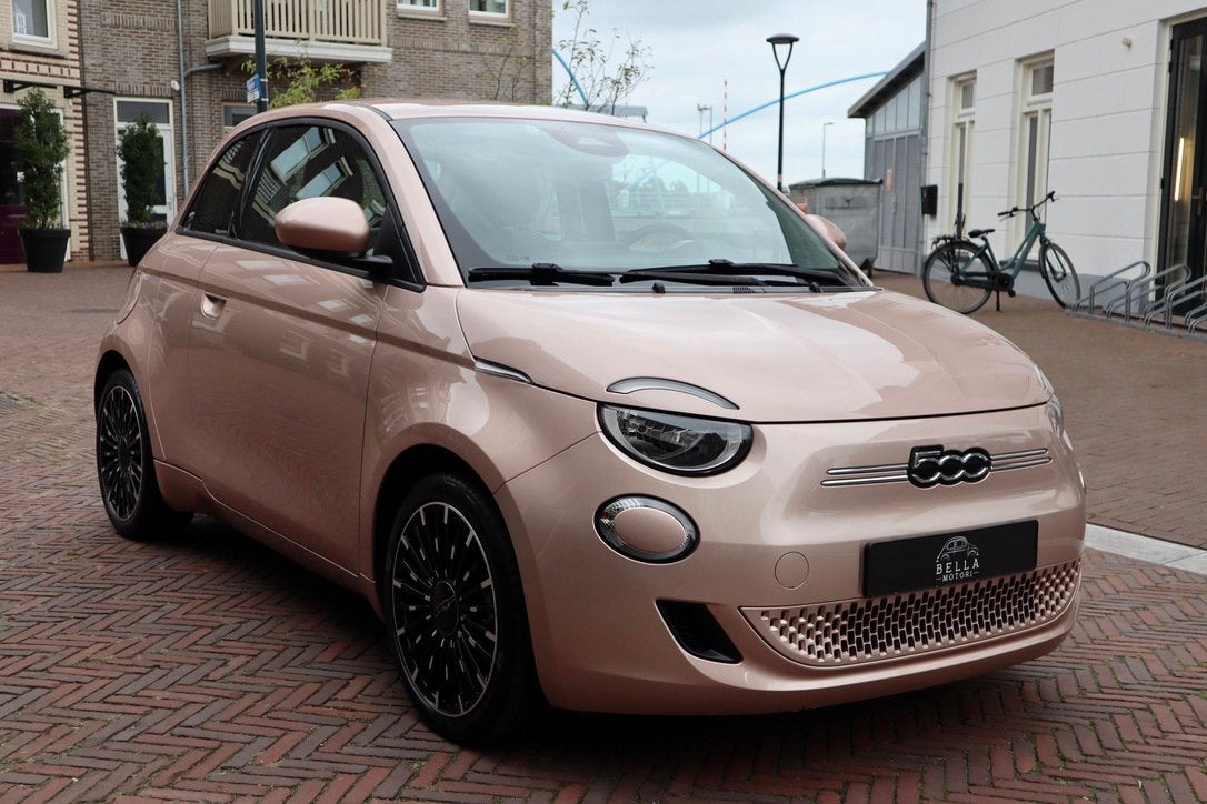 Fiat 500e 3+1 Icon 42 kWh | RIJKLAARPRIJS | SOH 93% | Apple, Auto's, Dealer onderhouden, Stof, Gebruikt, 118 pk