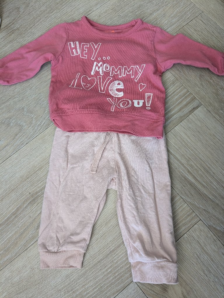 Baby meisje setje maat 62, Kinderen en Baby's, Babykleding | Maat 62, Ophalen of Verzenden, Zo goed als nieuw, Meisje