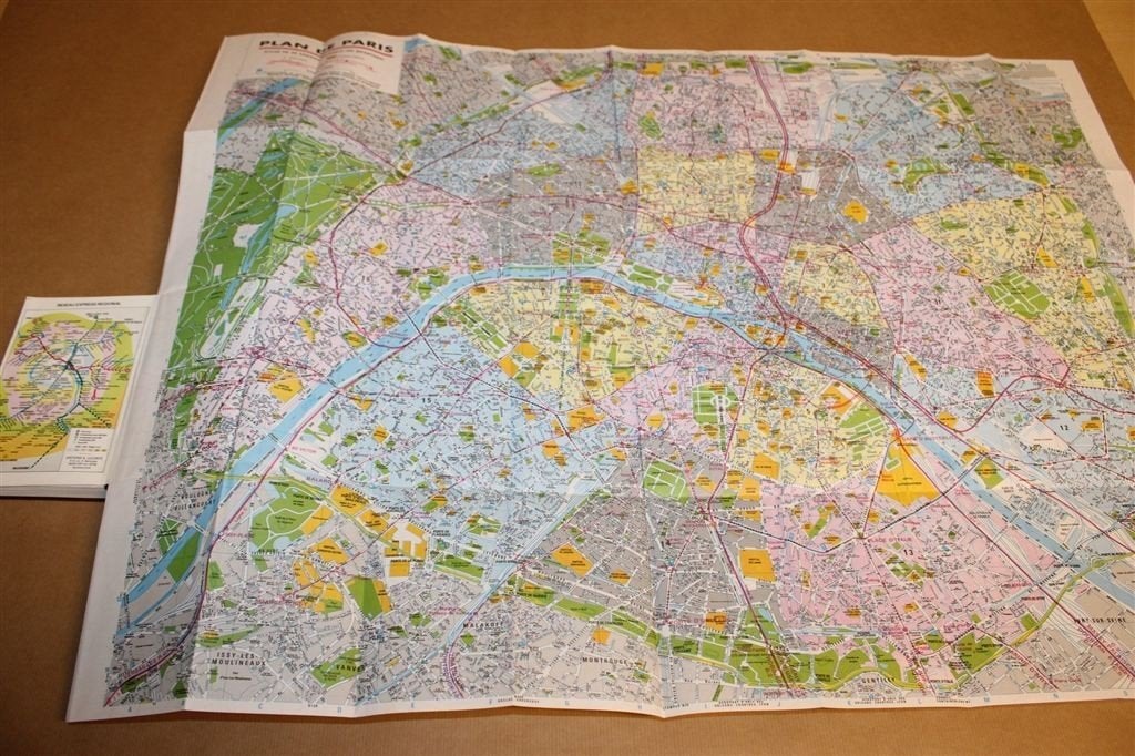 Guide des Rues de Paris — Stratengids & Metrokaarten 1997, Ophalen of Verzenden, Gelezen, 1800 tot 2000, Landkaart