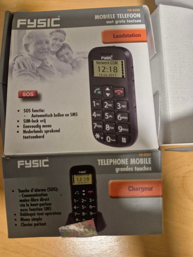 Fysic FM 8200 mobiele telefoon met SOS functie, Ophalen of Verzenden, Geen camera