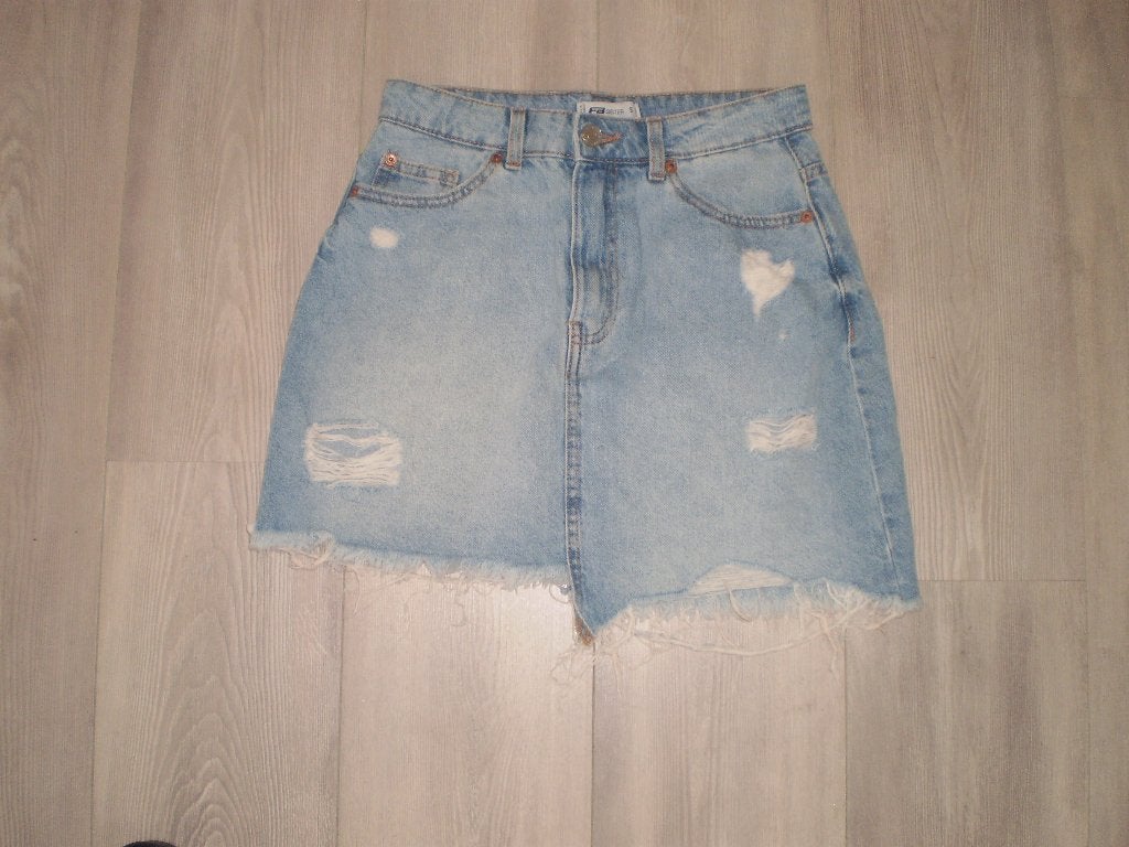 FB SISTER jeans rok maat S, Blauw, Ophalen of Verzenden, Zo goed als nieuw, Maat 36 (S)