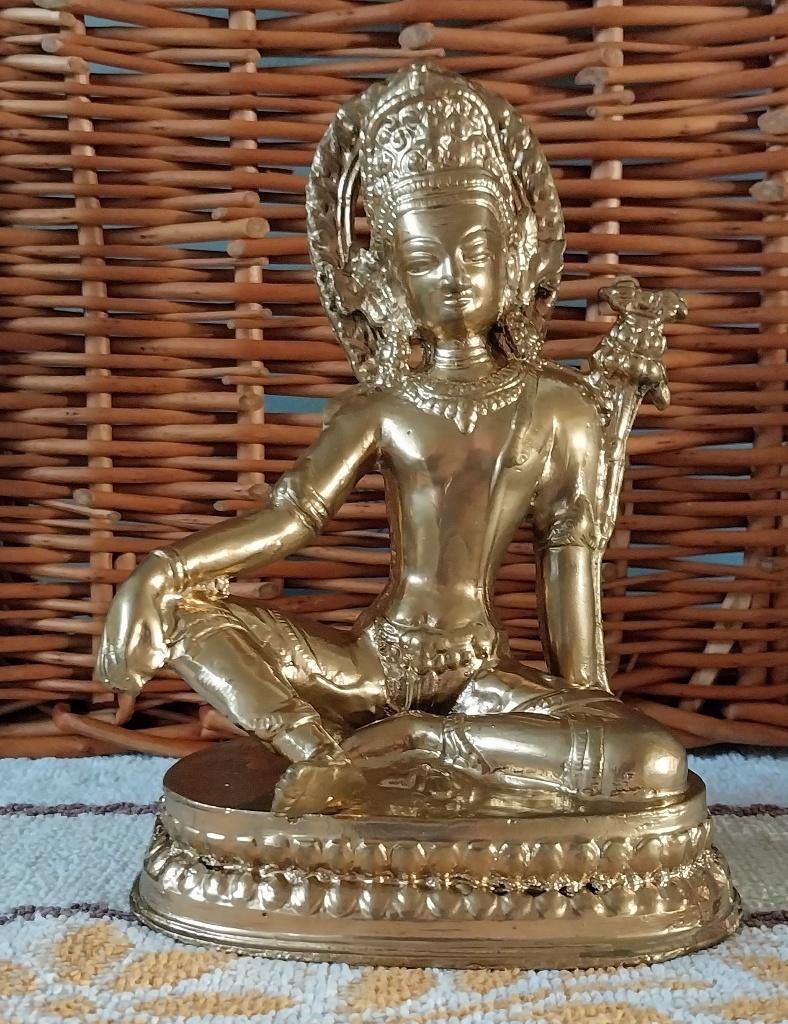 Boeddha Ganesha Tara Tempelbeeld ,Nepal,Tibet,Buddha,, Ophalen, Gebruikt