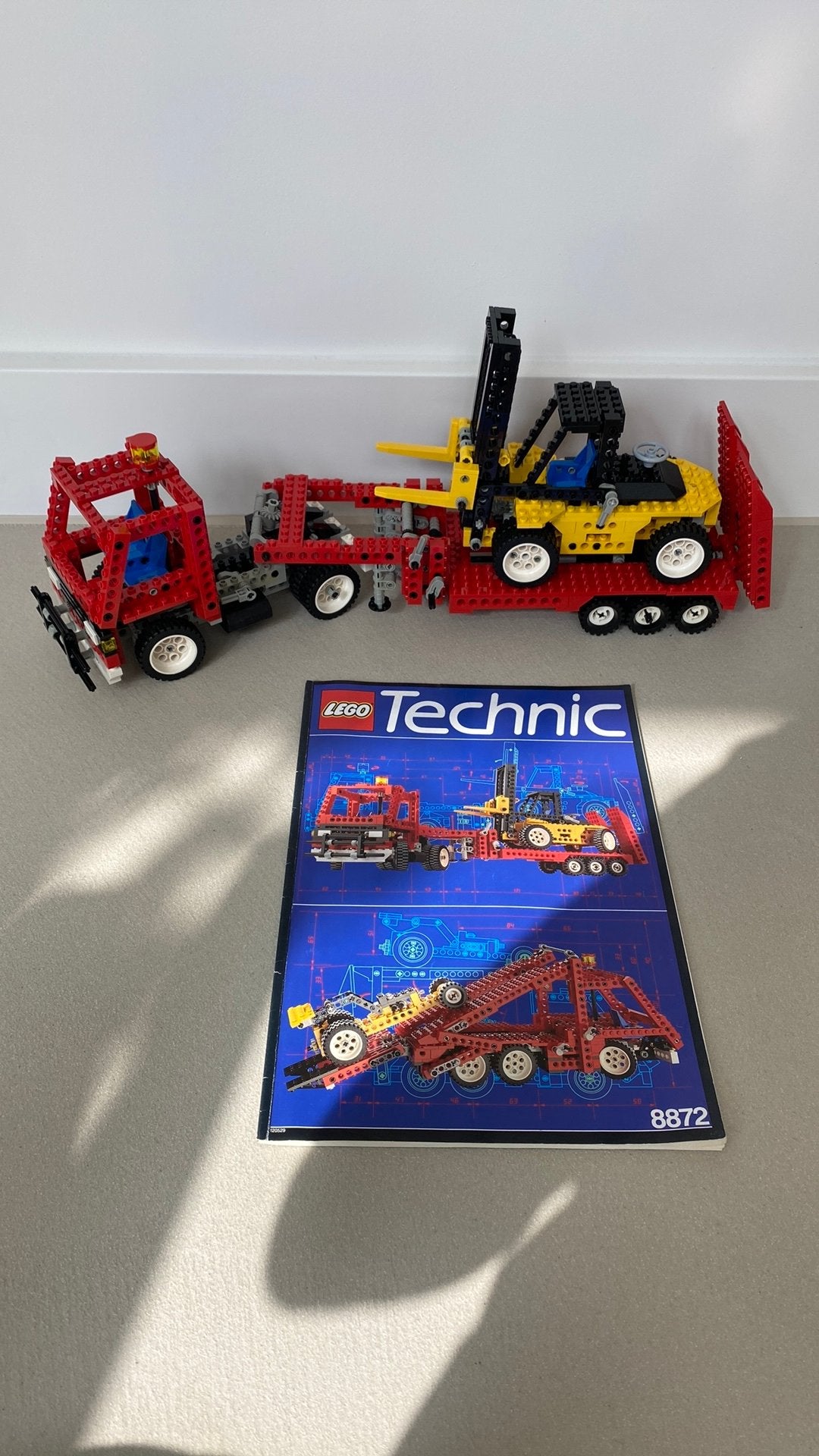 Lego 8872 Technic Truck Heftruck, Ophalen of Verzenden, Zo goed als nieuw