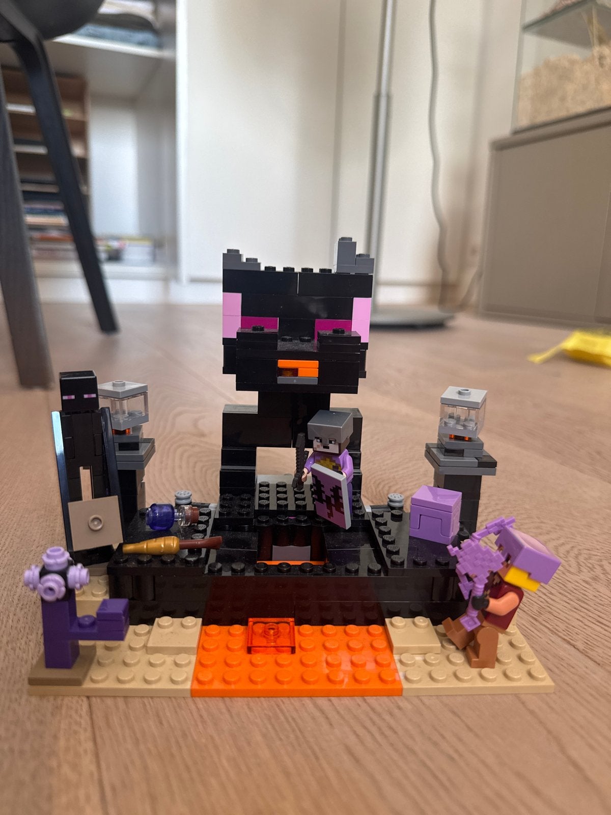 LEGO Minecraft Het Einde Portaal (21124), Ophalen, Minecraft, Lego, Zo goed als nieuw