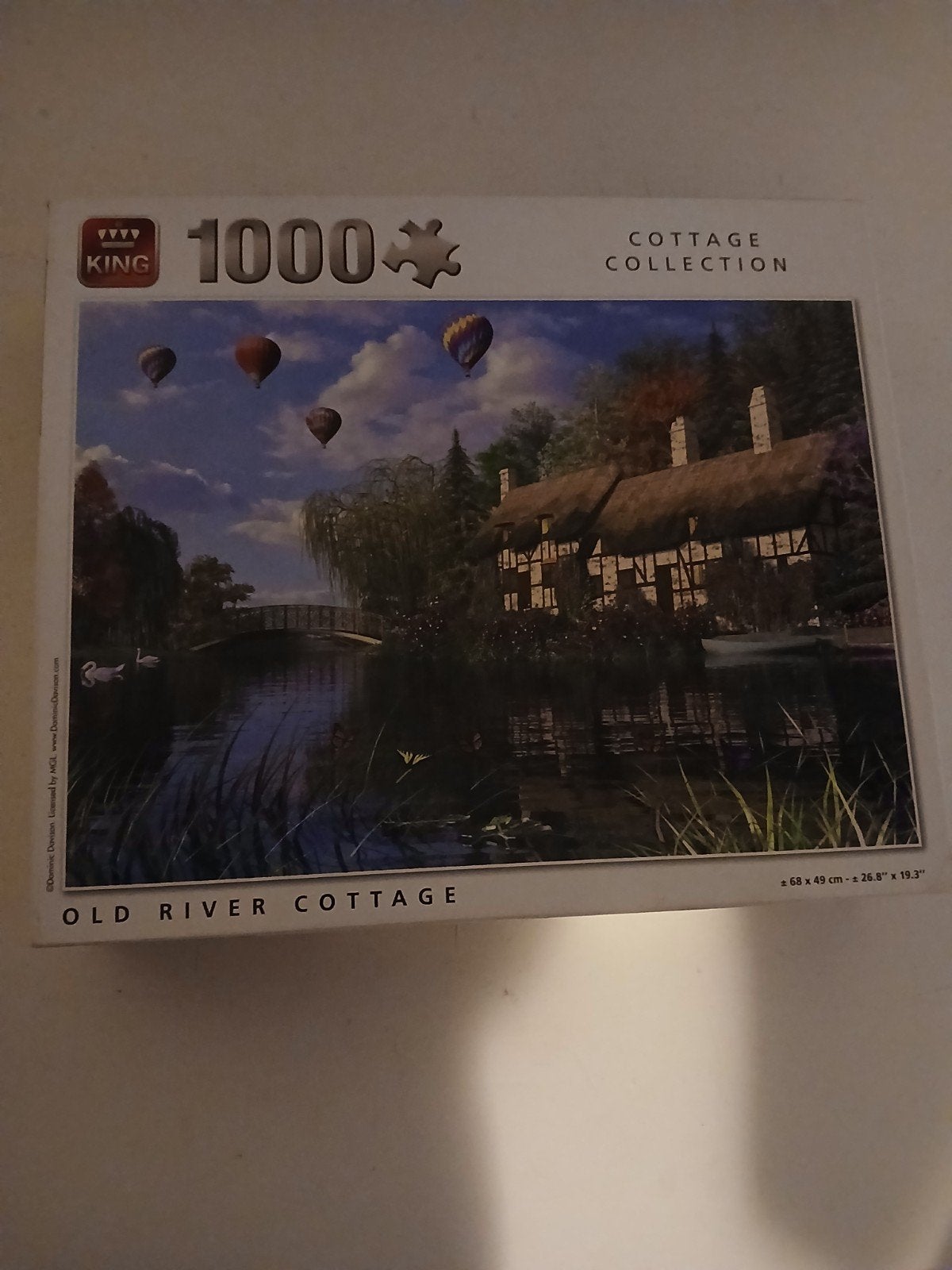 King Cottage Collection: Old River Cottage 1000 stukjes, Hobby en Vrije tijd, Ophalen of Verzenden, 500 t/m 1500 stukjes, Zo goed als nieuw