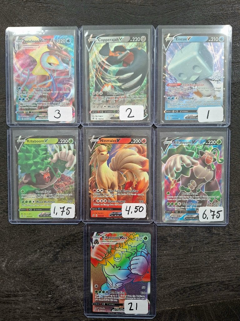Pokémon Kaarten : Rebel Clash, Ophalen of Verzenden, Nieuw, Meerdere kaarten