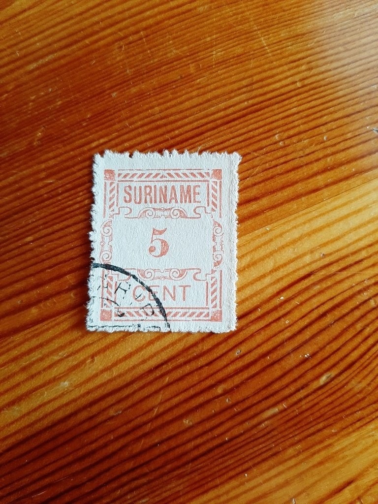 suriname gestempeld nr 67, Ophalen of Verzenden, Gestempeld