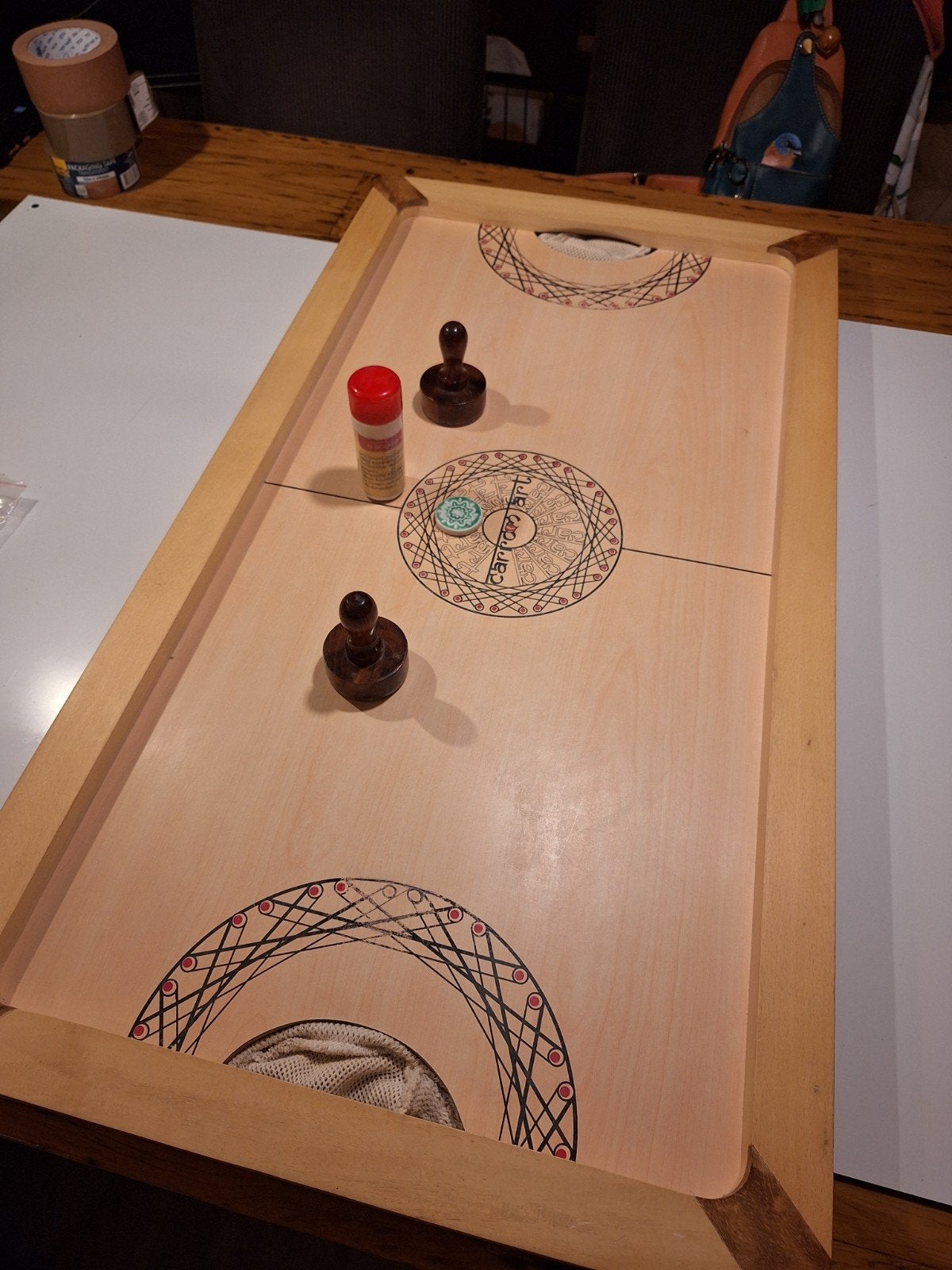 carrom hokeyboard, Ophalen, Zo goed als nieuw