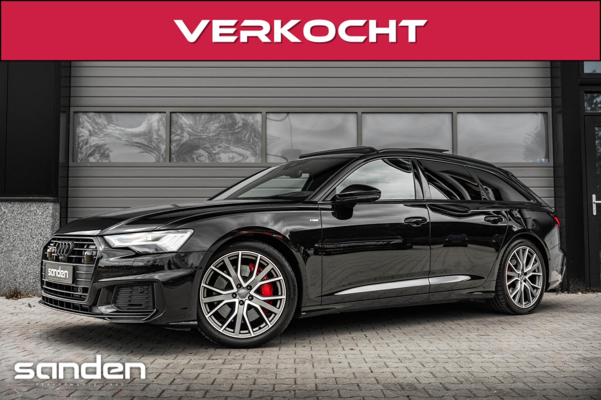 Audi A6 Avant 55TFSIe quattro Competition|367pk|Pano|HUD|Key, Automaat, 4 cilinders, Zwart, Vierwielaandrijving