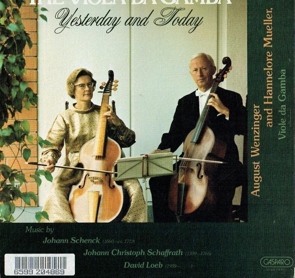 August Wenzinger Hannelore Mueller– The Viola Da Gamba, Kamermuziek, Verzenden, Zo goed als nieuw, 12 inch