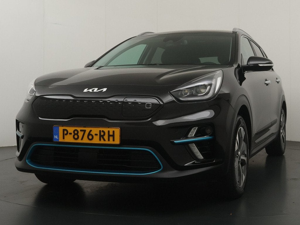 Kia e-Niro DynamicPlusLine 64 kWh SOH 97% - Schuif-/kantelda, Auto's, Kia, 12 maanden, Gebruikt, Zwart, 1712 kg