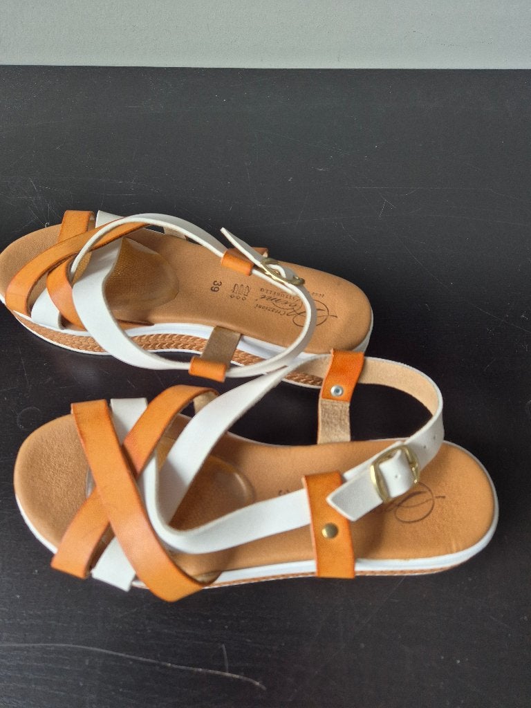 Schoenen, Bruin, Zo goed als nieuw, Vitobello, Sandalen of Muiltjes