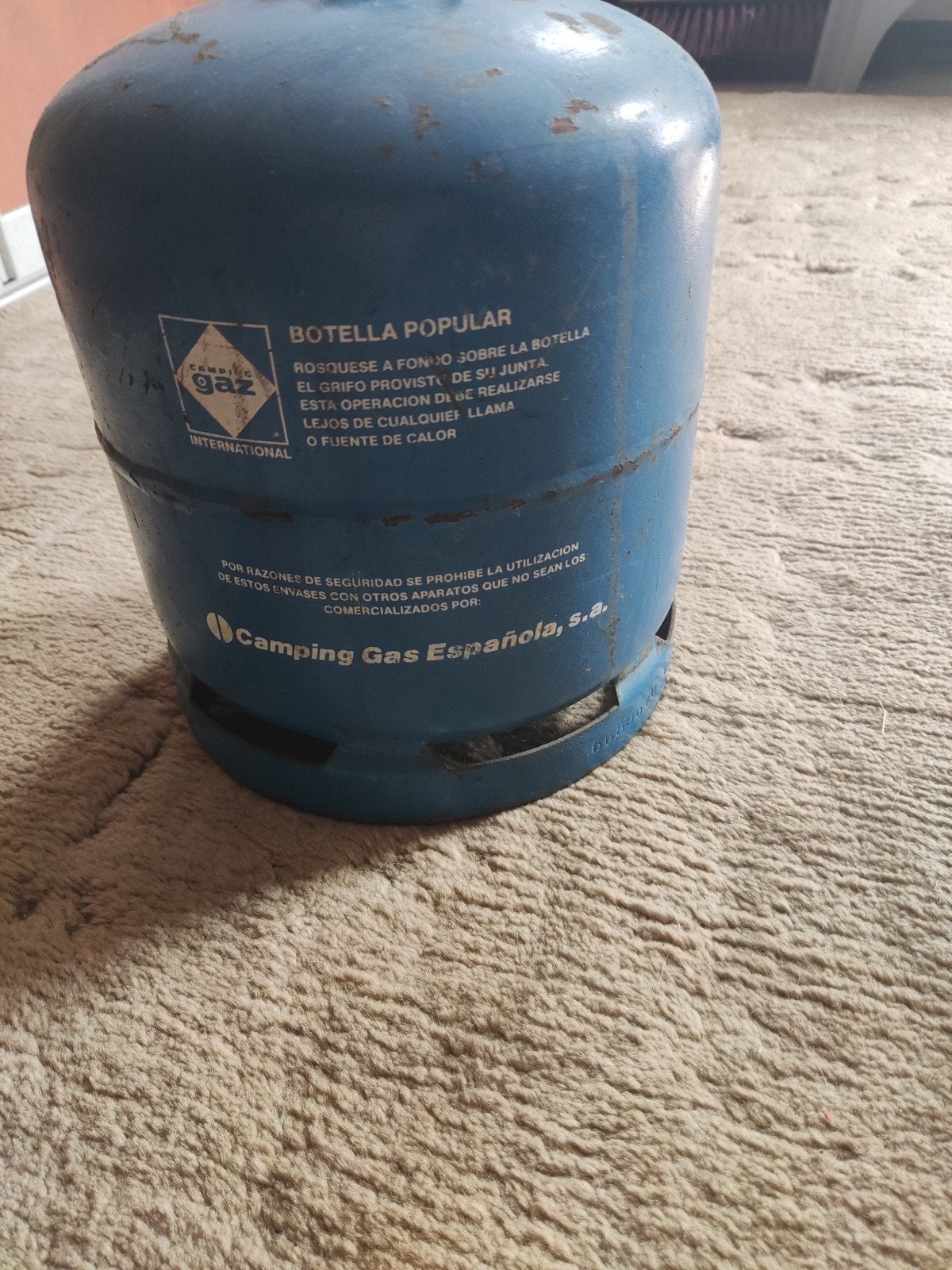 Gas fles 907, Caravans en Kamperen, Kampeeraccessoires, Ophalen