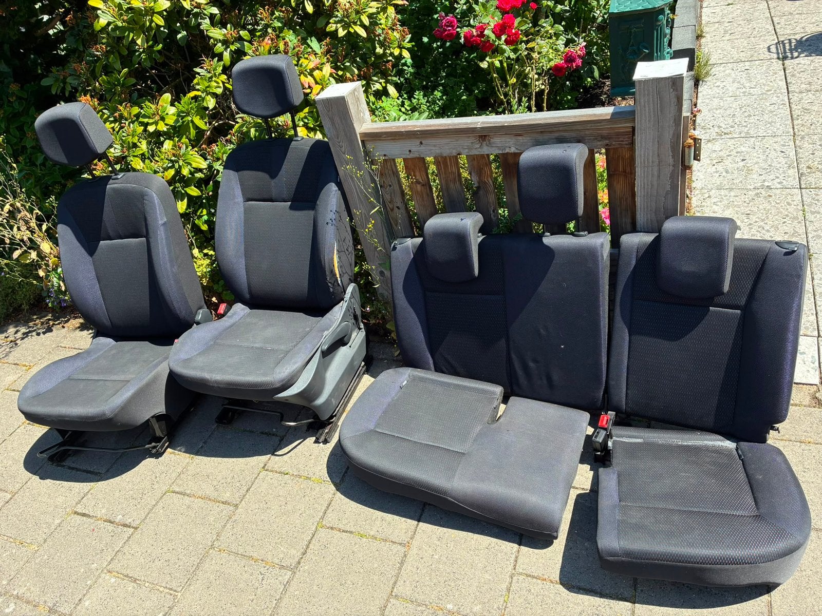 Gebruikte Renault Clio stoelen (2009) - Voor en achter, Ophalen, Gebruikt, Renault