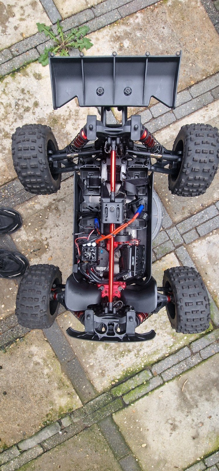 Arrma Outcast 8S EXB met GPM upgrades, Gebruikt, Auto offroad, Overige schalen, Ophalen