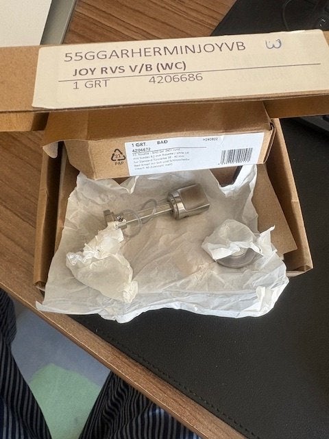 Svedex deurkruk joy 2x, Ophalen of Verzenden, Nieuw, Rvs, Klink of Kruk
