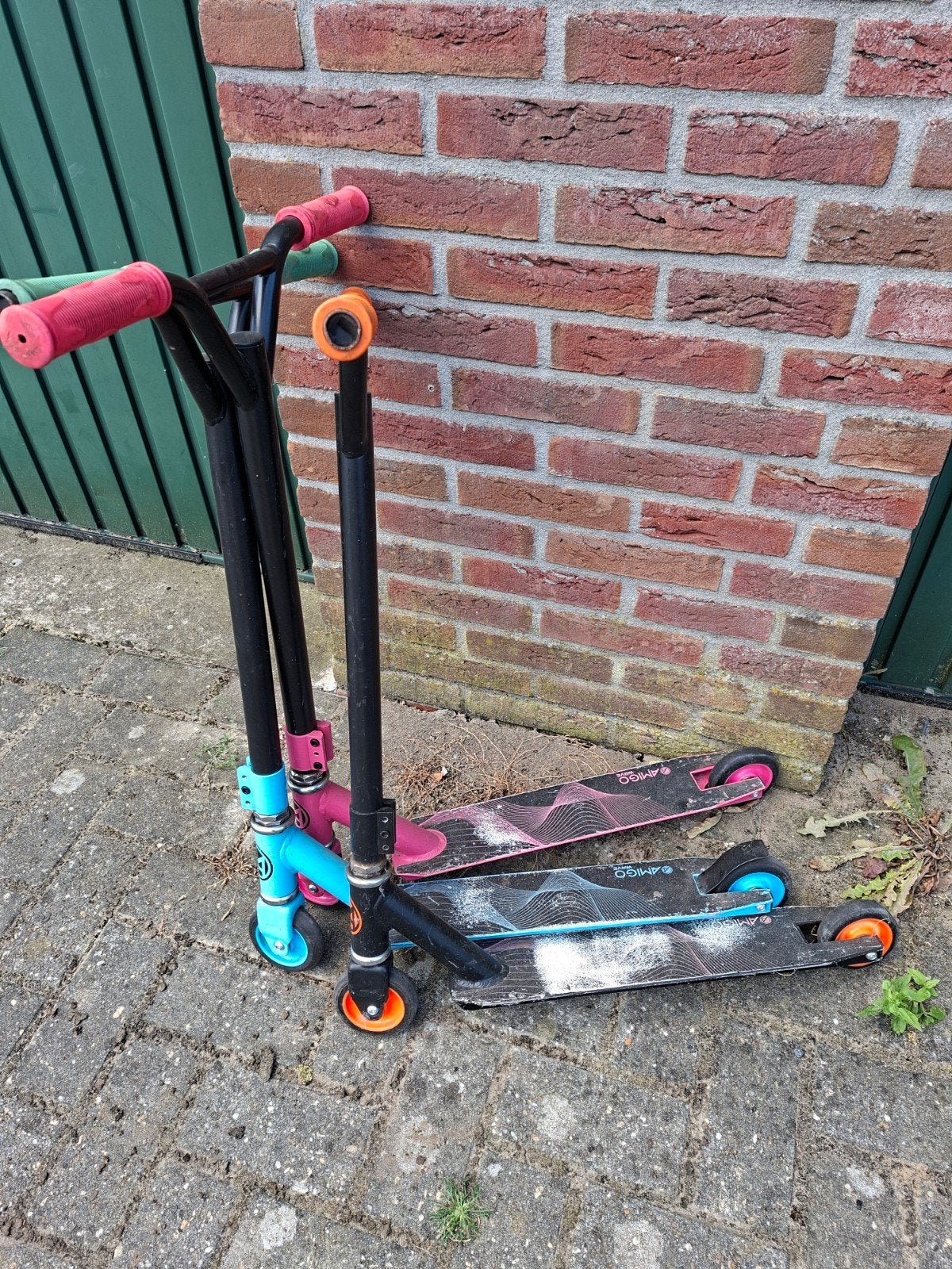 3 stuntstepjes Amigo wave, Ophalen, Gebruikt, Gewone step, Amigo