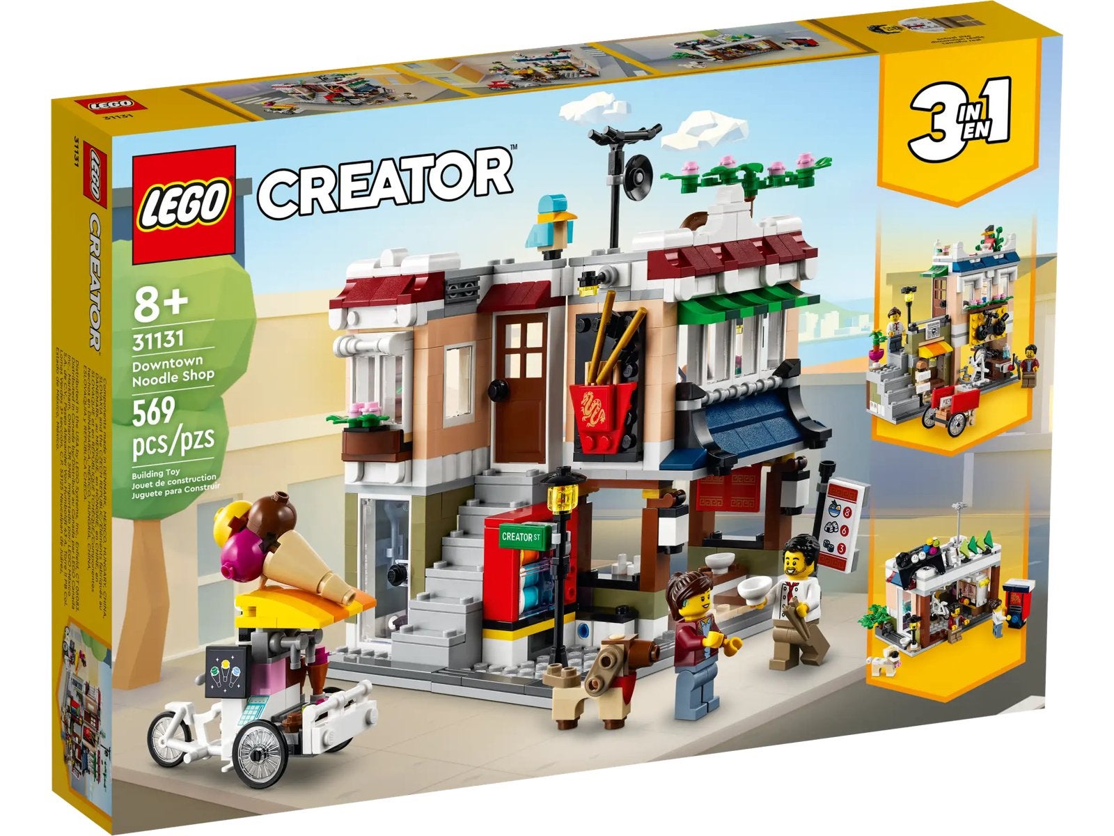 Lego 31131 Creator 3-in-1 Downtown Noodle Shop *SEALED*, Lego, Nieuw, Ophalen of Verzenden, Compleet