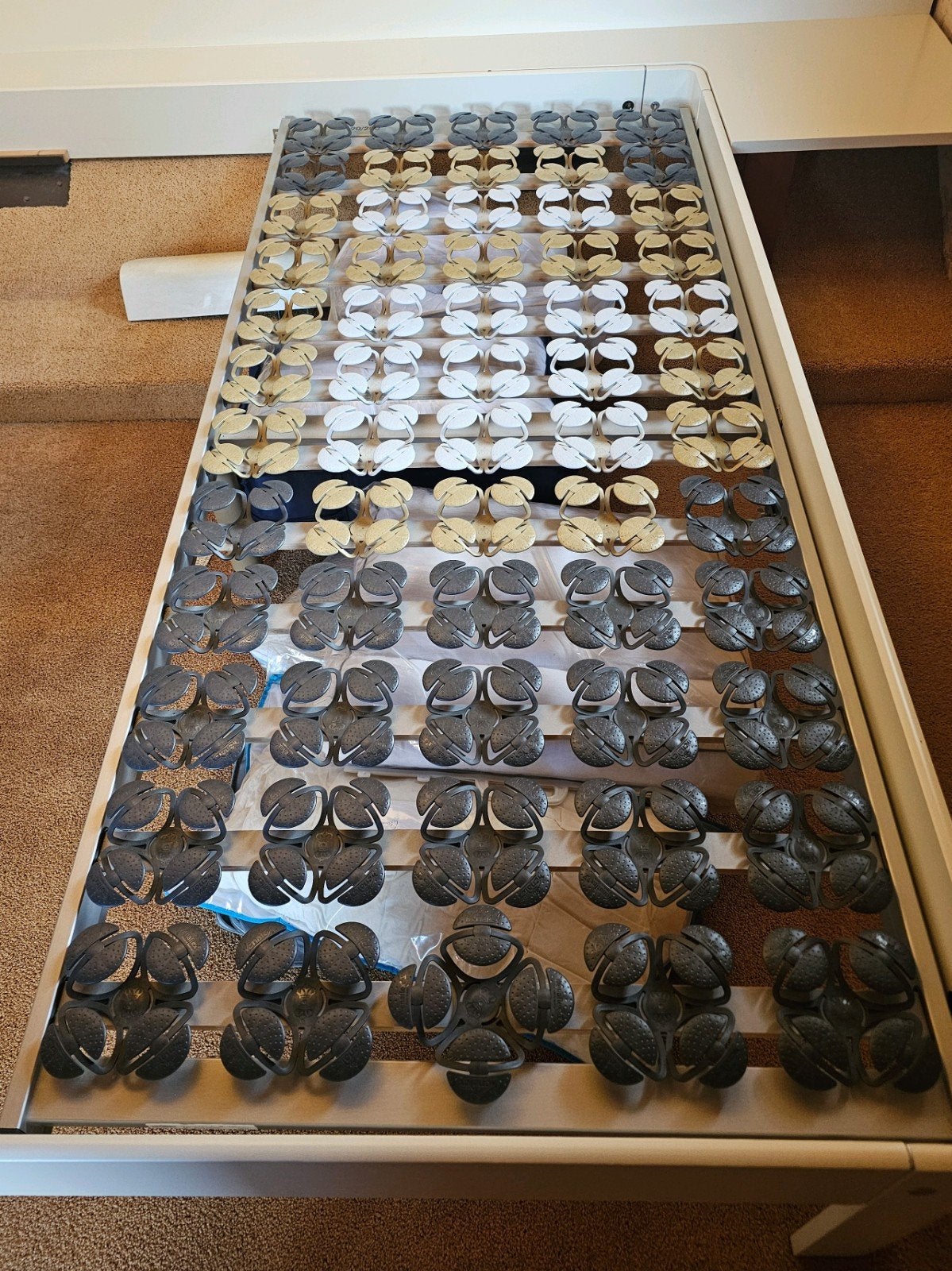 Bedbodem 90x200 cm - met comfortabele schotels, Ophalen, 90 cm, Eenpersoons, Zo goed als nieuw
