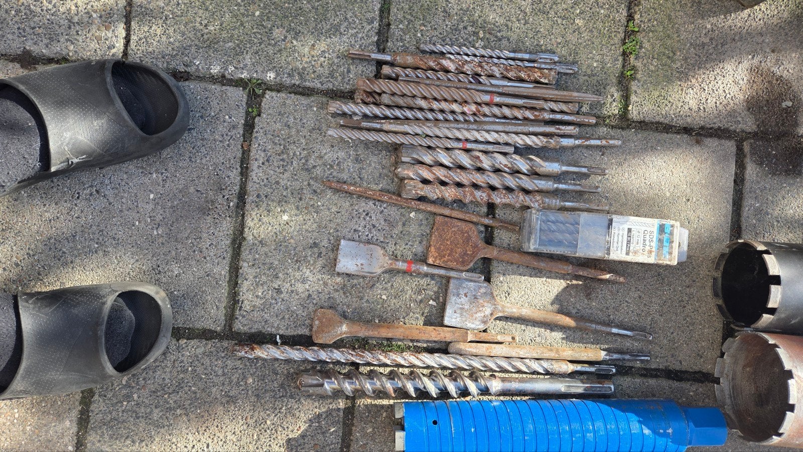 Diamantboren, SDS boren en beitels - Diverse maten, Ophalen of Verzenden, Gebruikt, Overige typen