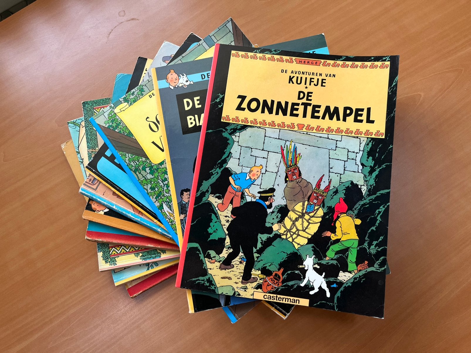 10x Stripboeken Kuifje Herge Stripboek Strips Strip Boeken, Meerdere stripboeken, Ophalen of Verzenden, Gelezen