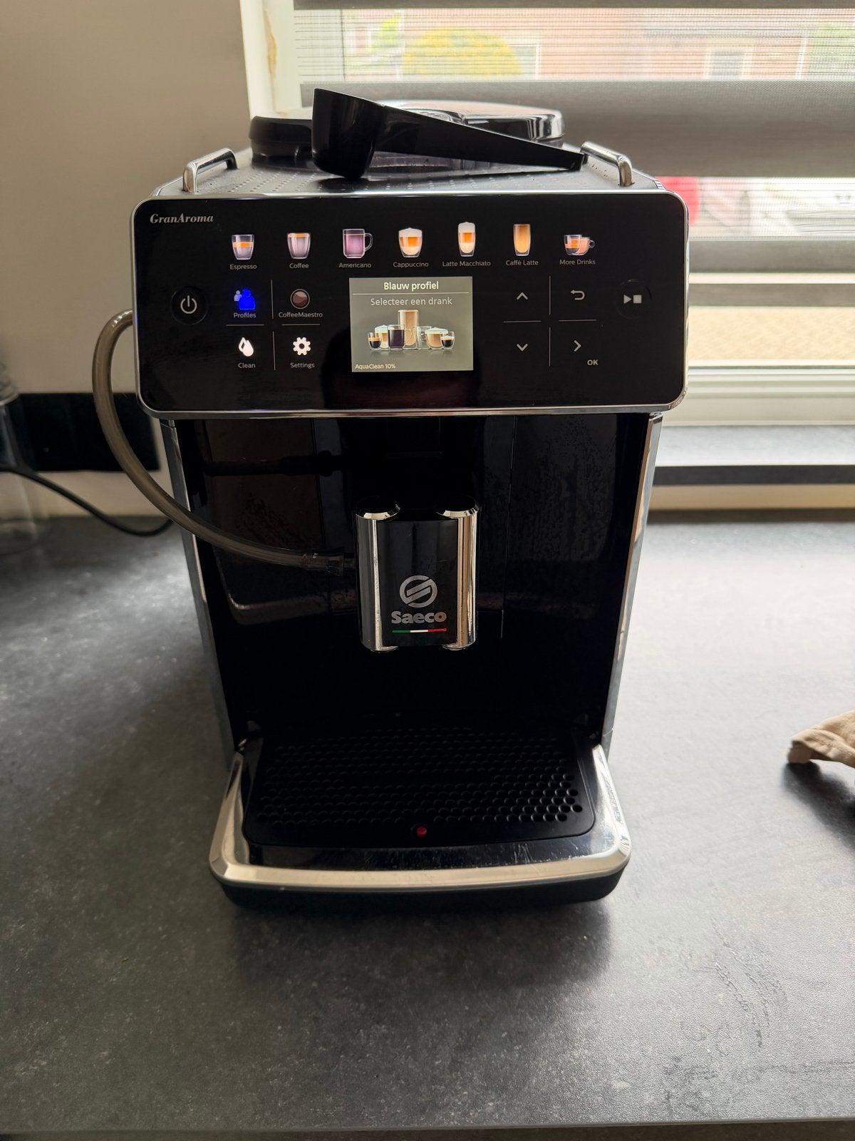 Saeco GranAroma Volautomatische Espressomachine, Witgoed en Apparatuur, Espresso apparaat, 10 kopjes of meer, Ophalen of Verzenden