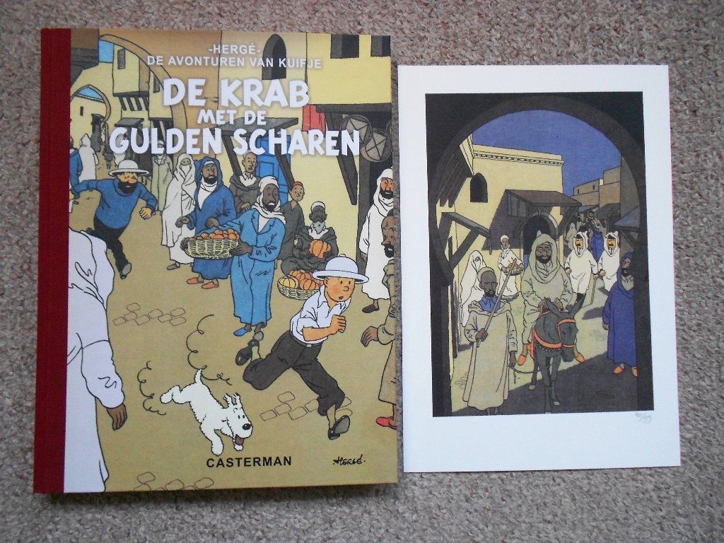 Kuifje - De Krab met de Gulden Scharen -hc+ex-libris 41 v 99, Eén stripboek, Nieuw, Ophalen of Verzenden, Hergé
