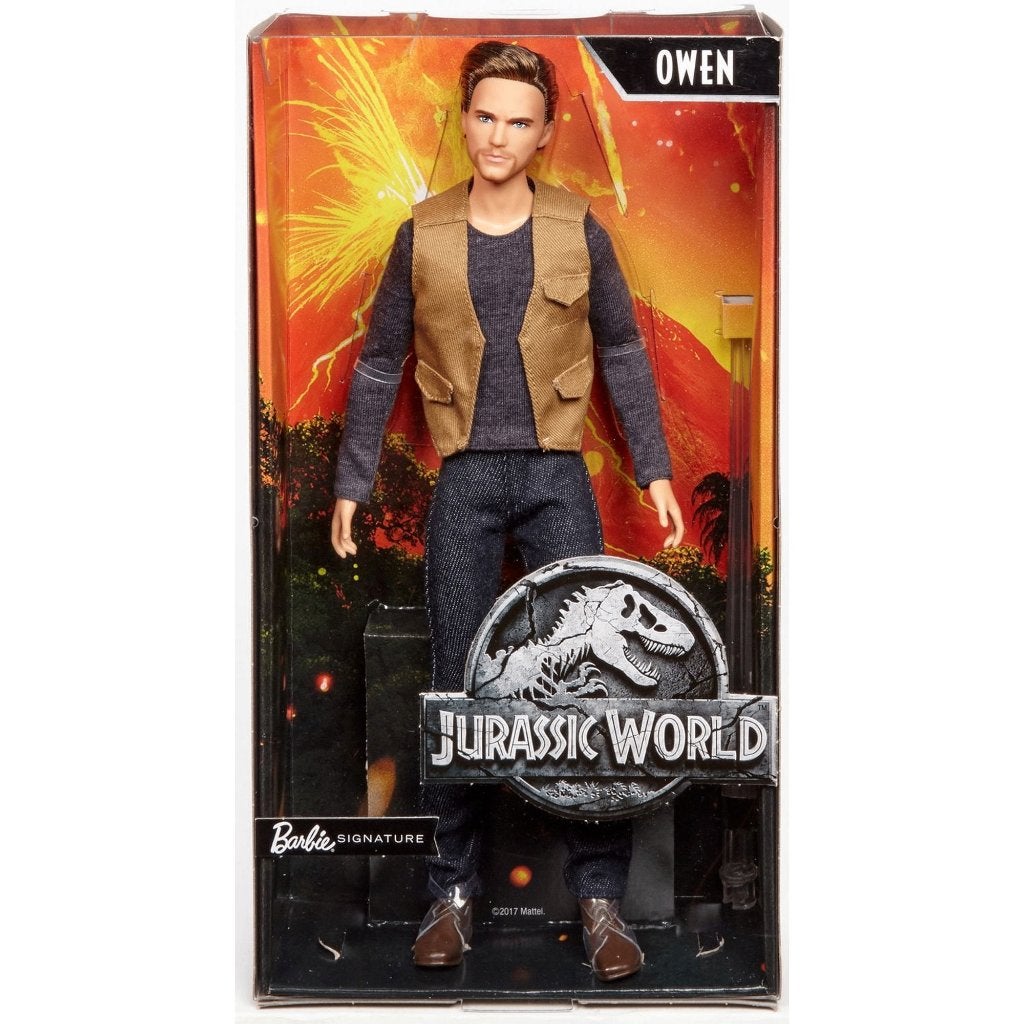 GEZOCHT - Barbie Signature - Jurassic World - Owen Doll, Ophalen of Verzenden, Nieuw, Barbie