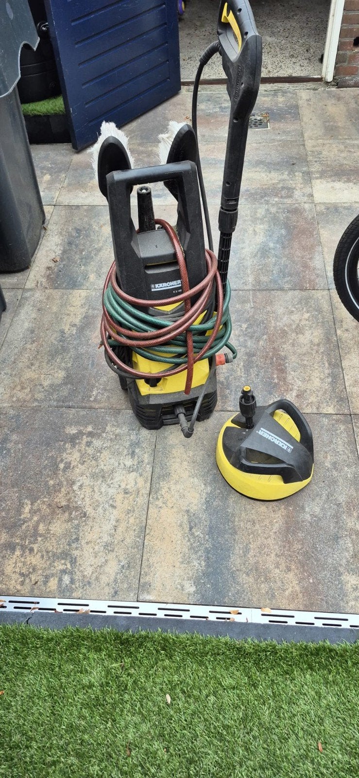 Kärcher hogedrukreiniger K2.100 met terrasreiniger, Ophalen, Gebruikt, Elektrisch, Kärcher