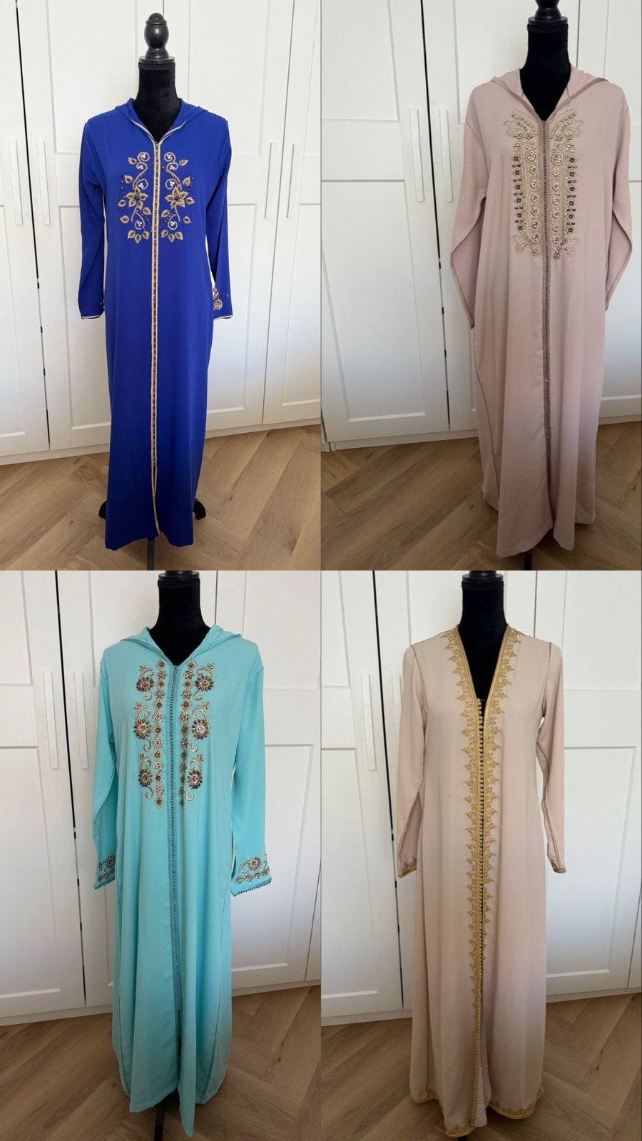 jelaba en Kimono jurk, Kleding | Dames, Maat 38/40 (M), Galajurk, Blauw, Ophalen of Verzenden