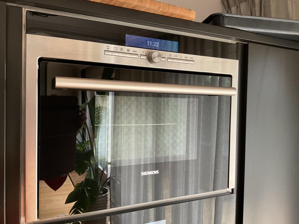 Siemens stoomoven HB36D72, Witgoed en Apparatuur, Ovens, Ophalen, 45 tot 50 cm, Gebruikt, Hete lucht