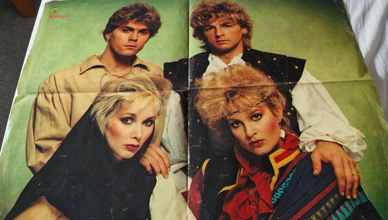 Vintage Bucks fizz Poster - Jaren '80 Muziek Icoon, Ophalen of Verzenden, A1 t/m A3