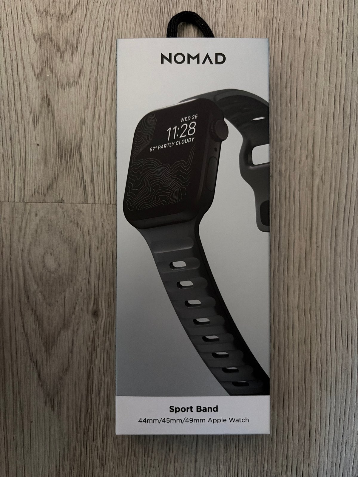 Nomad Sport Band Apple Watch 44/45/49mm, Ophalen of Verzenden, Nieuw, Zwart, IOS