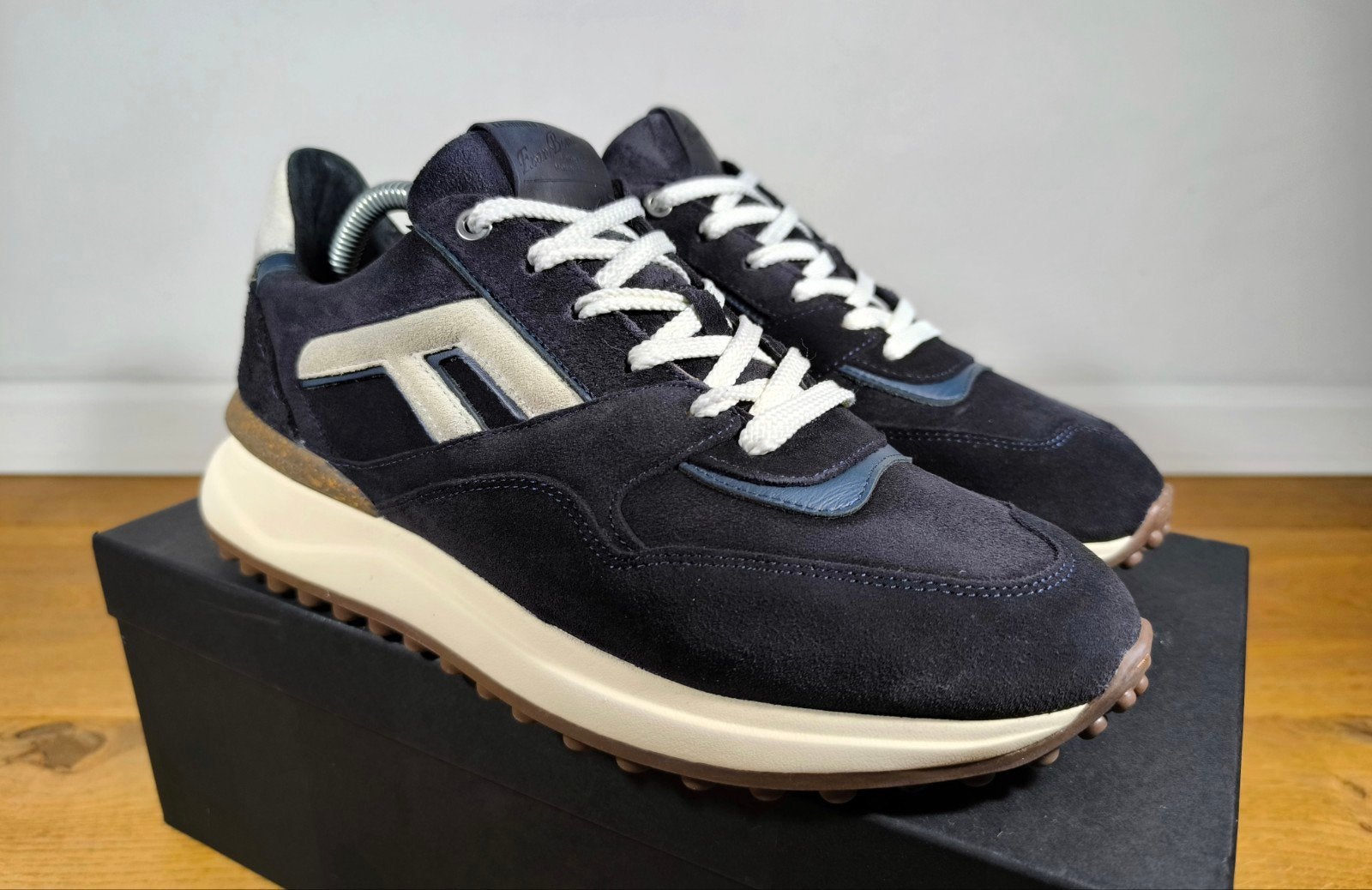 Floris van Bommel herenschoenen, nieuw maat 7,5 / 41,5, Ophalen, Blauw, Floris van Bommel, Sneakers of Gympen